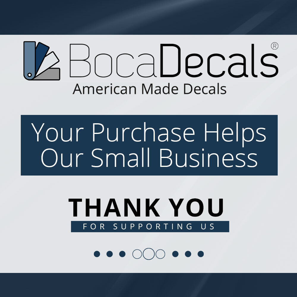 BocaDecals 2015-2023 Ford F150 Emblem Overlay Insert Decals (SET OF 2)