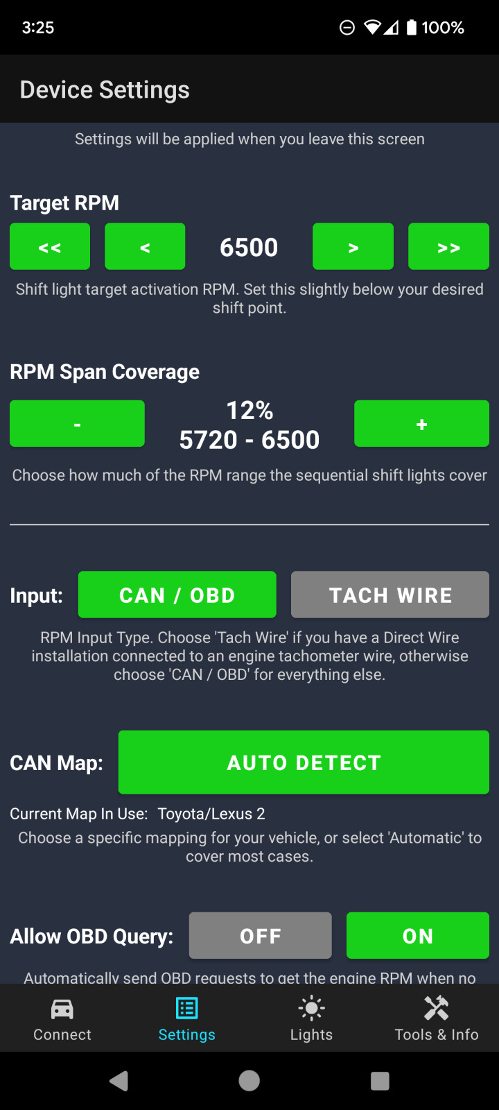 D-Shift Sequential Shift Light - OBD2 Plug & Play (for 2009+ Vehicles)