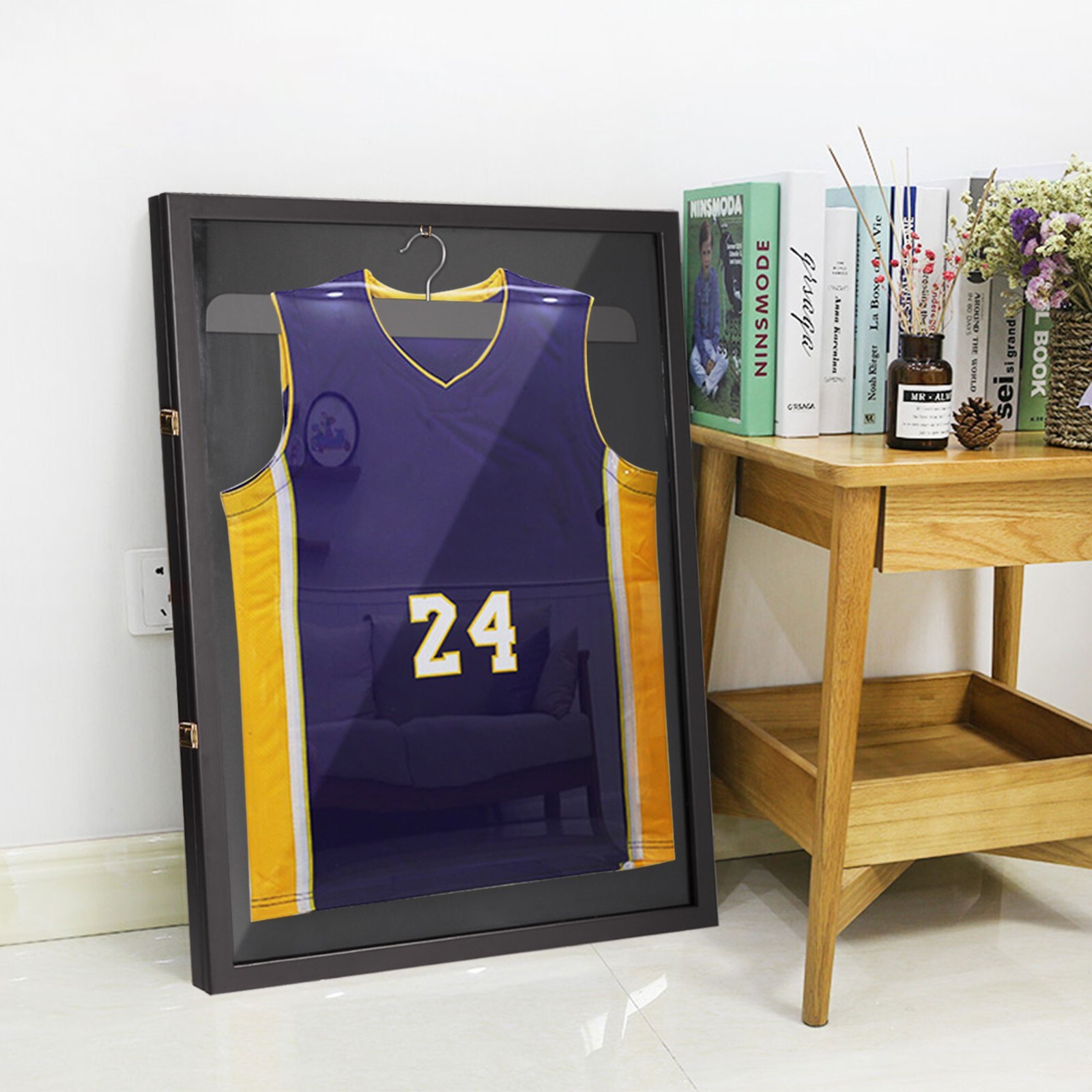 Jersey Frame Display Case Wall Display Lockable Football Basketball Storage Box
