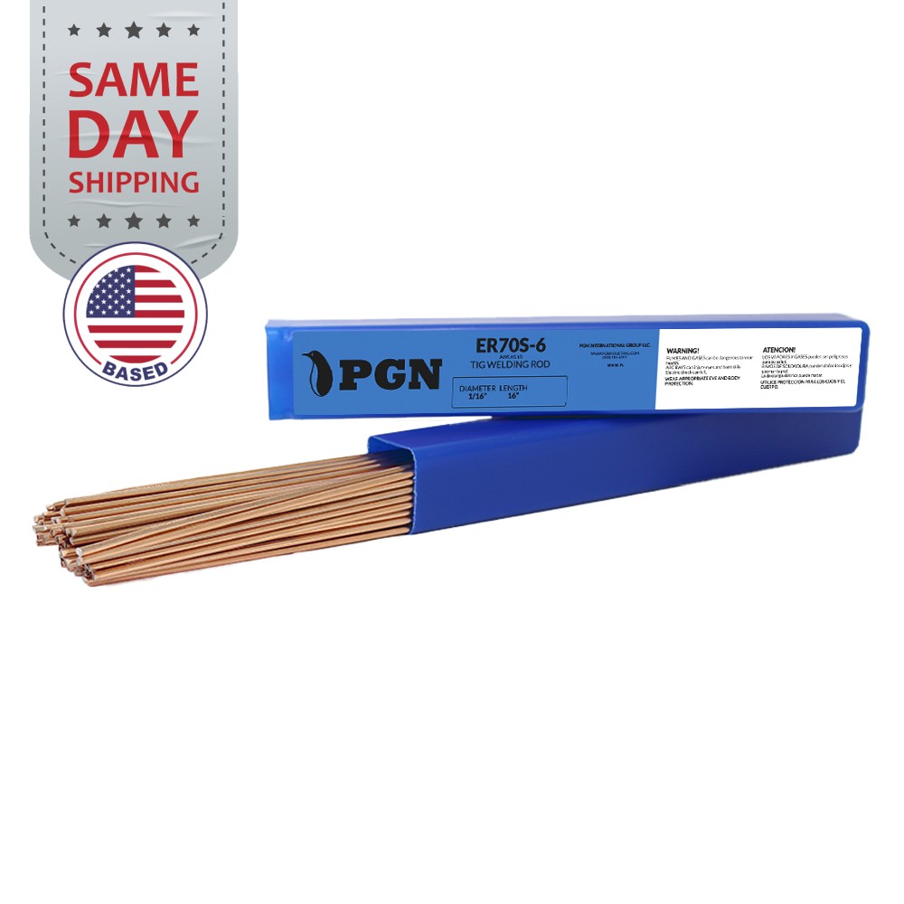 ER70S-6 - 1/16" x 16" - 1-Lb - Carbon Steel TIG Welding Filler Rod