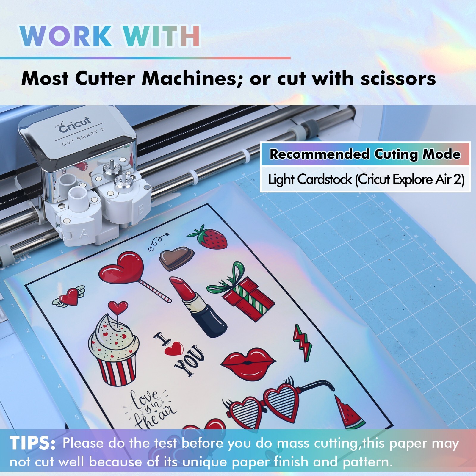 20-100 Mixed Koala Holographic Vinyl Sticker Paper for Inkjet + Laser Waterproof