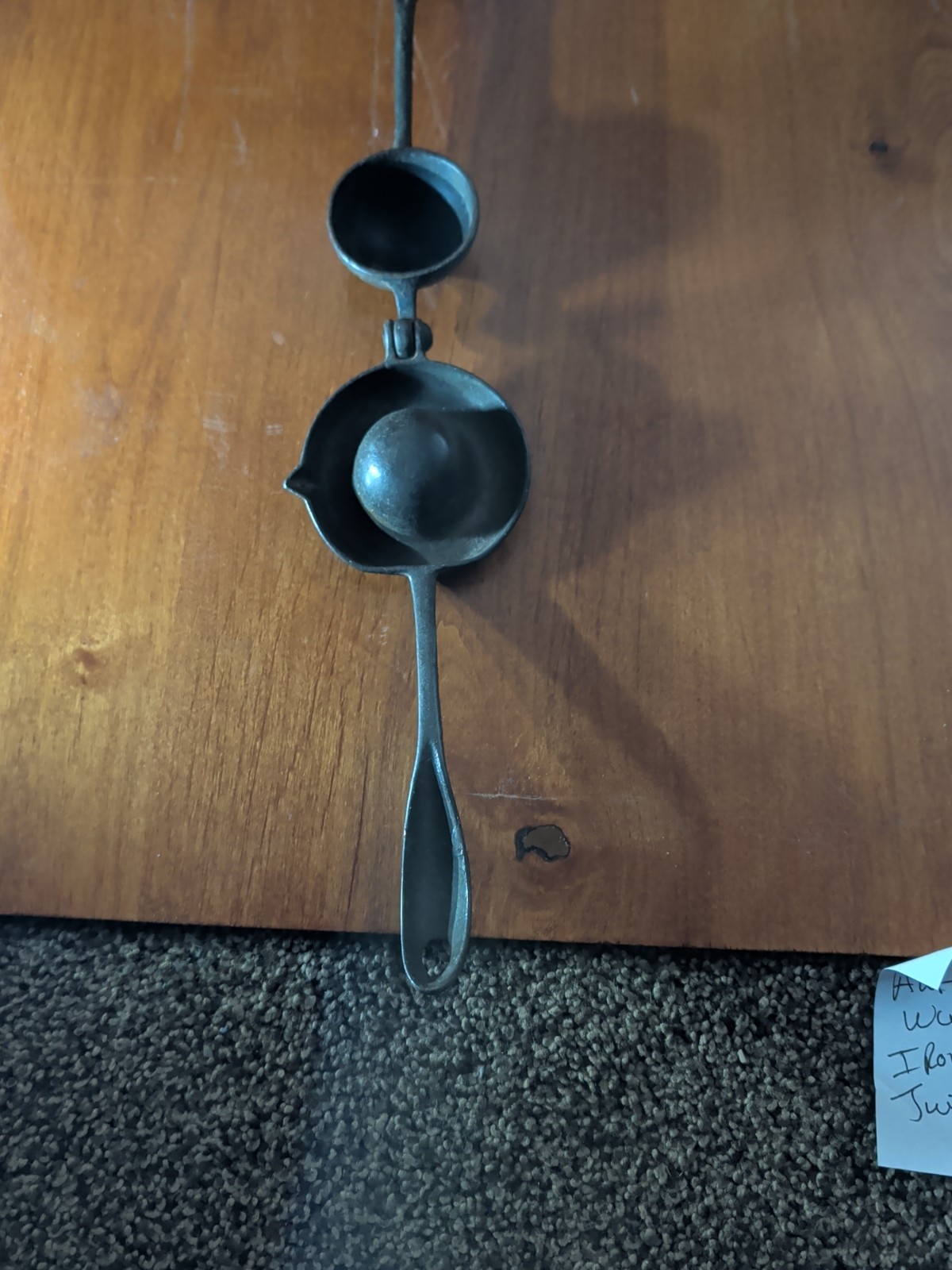 Cast Iron Juice Citrus Squeezer Civil War Era Ex Condition