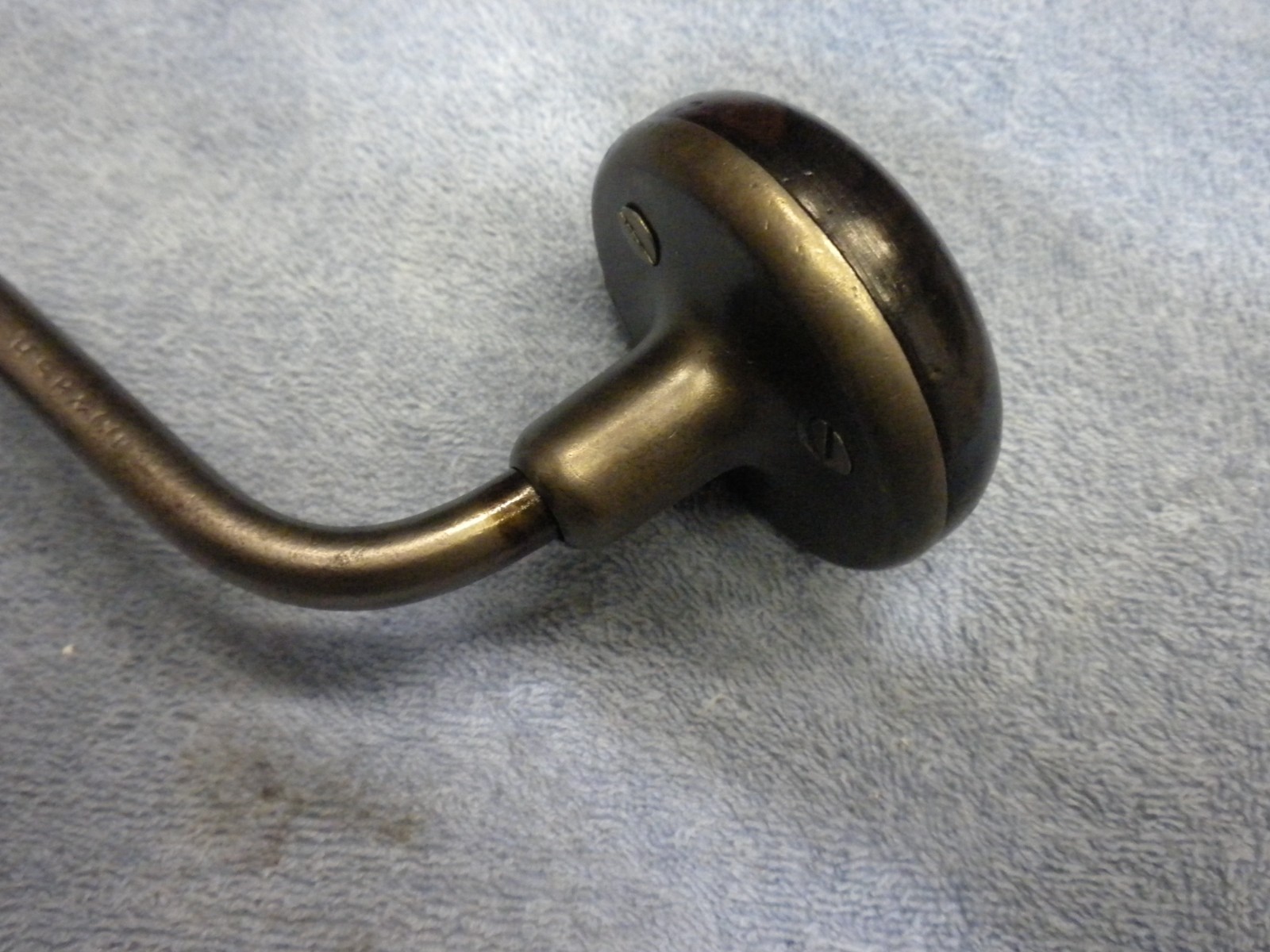 Vintage 8pc Sharp Auger bit set W/HSB & Co. 6" ratcheting brace Work Ready