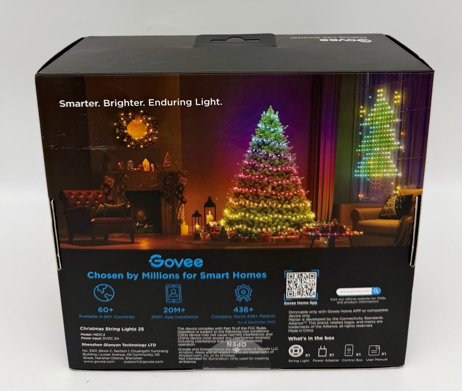 Govee 65.6ft Green Christmas String Lights 2S - Multi Color- 200 LEDs New Sealed