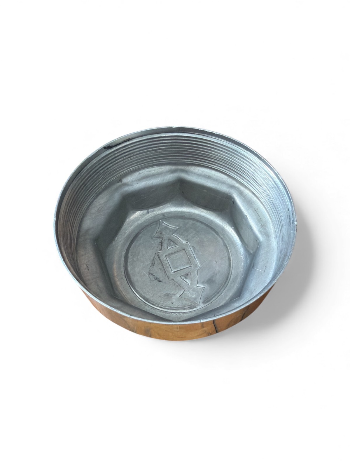 Antique McLaughlin Buick Aluminum Hub Cap 3.5” Base Early Threaded Canada