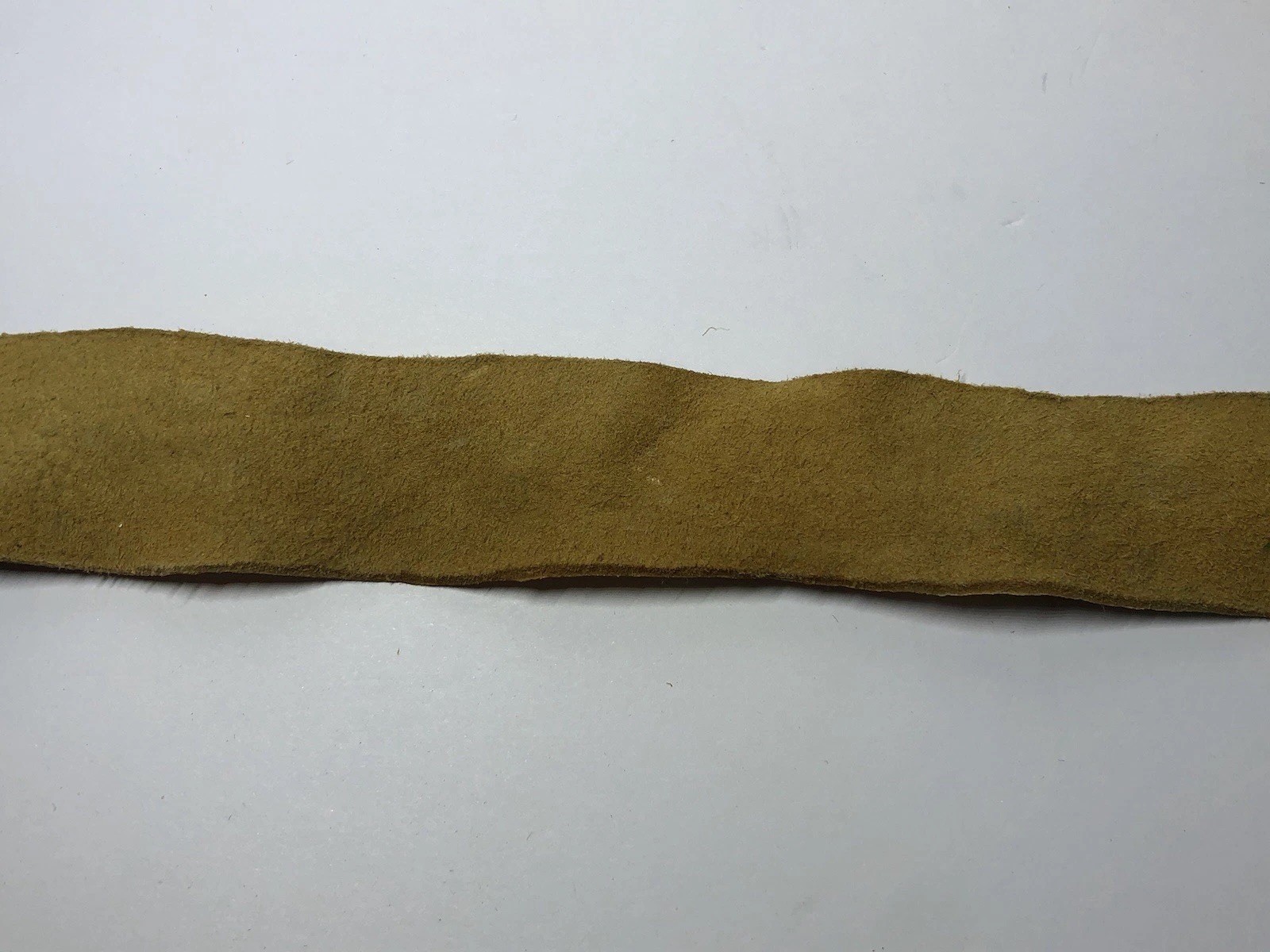 Vintage Native American Leather Headband Hand Made & Painted Tribe History