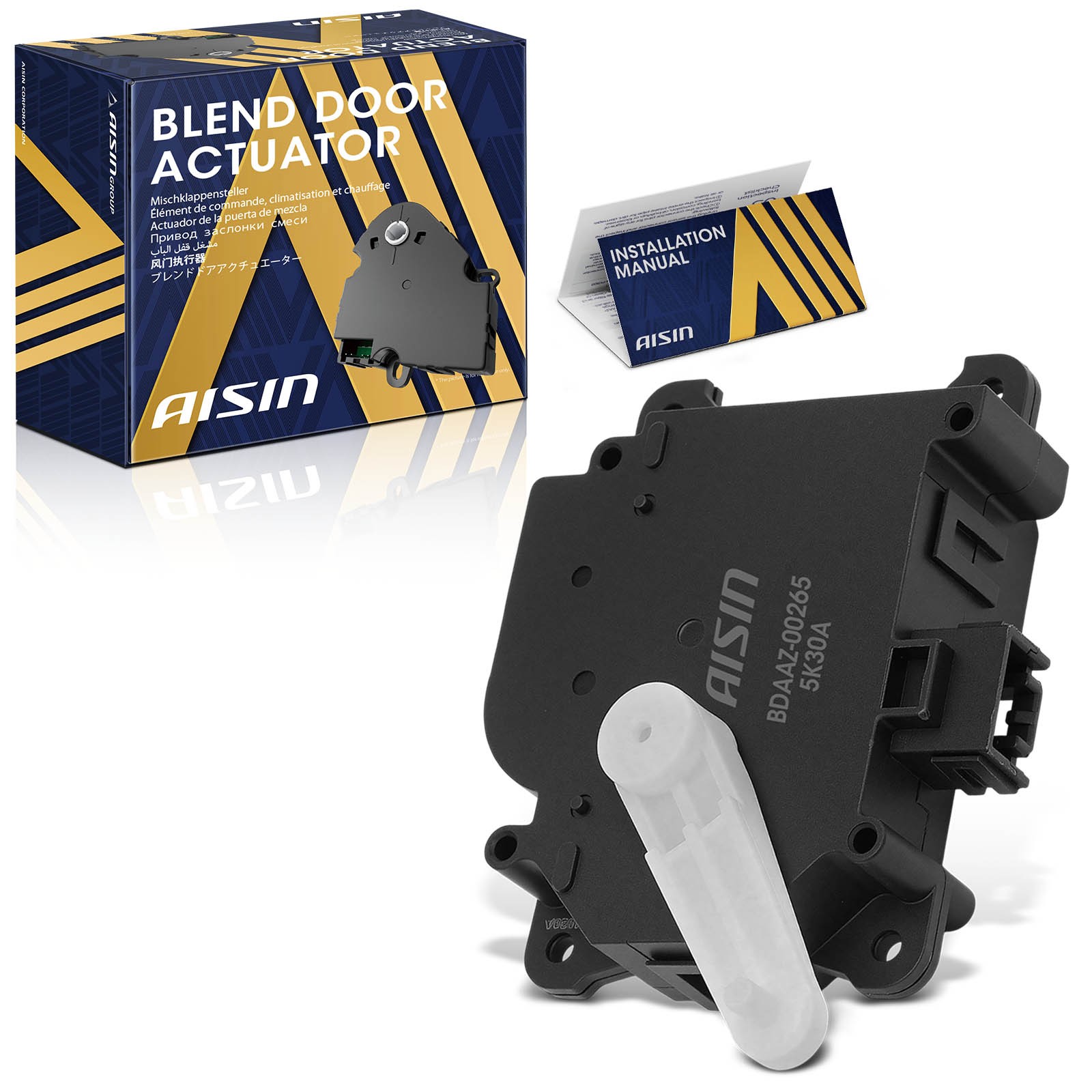 AISIN Left Main Blend Door Actuator for Toyota 4Runner Lexus GX470 2003-2009