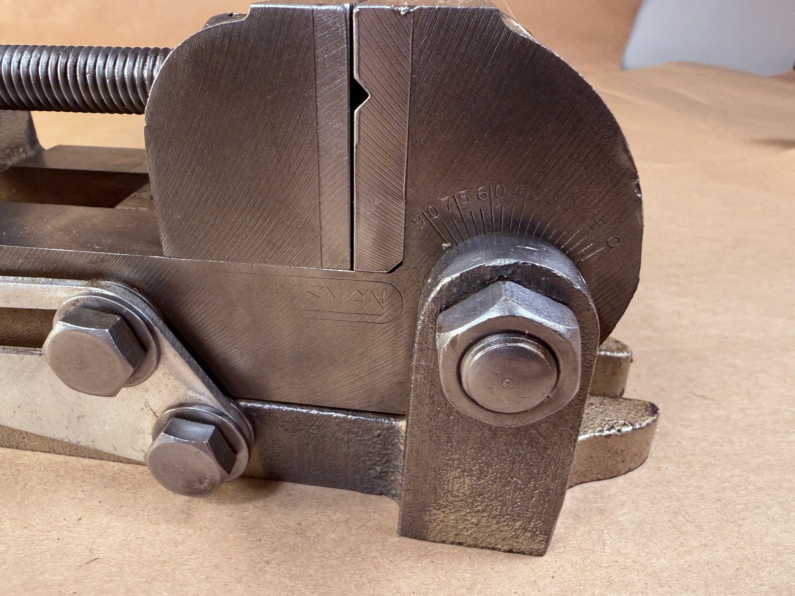 Craftsman Underline C Logo 2-1/2" Tilting Vise Machinist Drill Press Vise USA