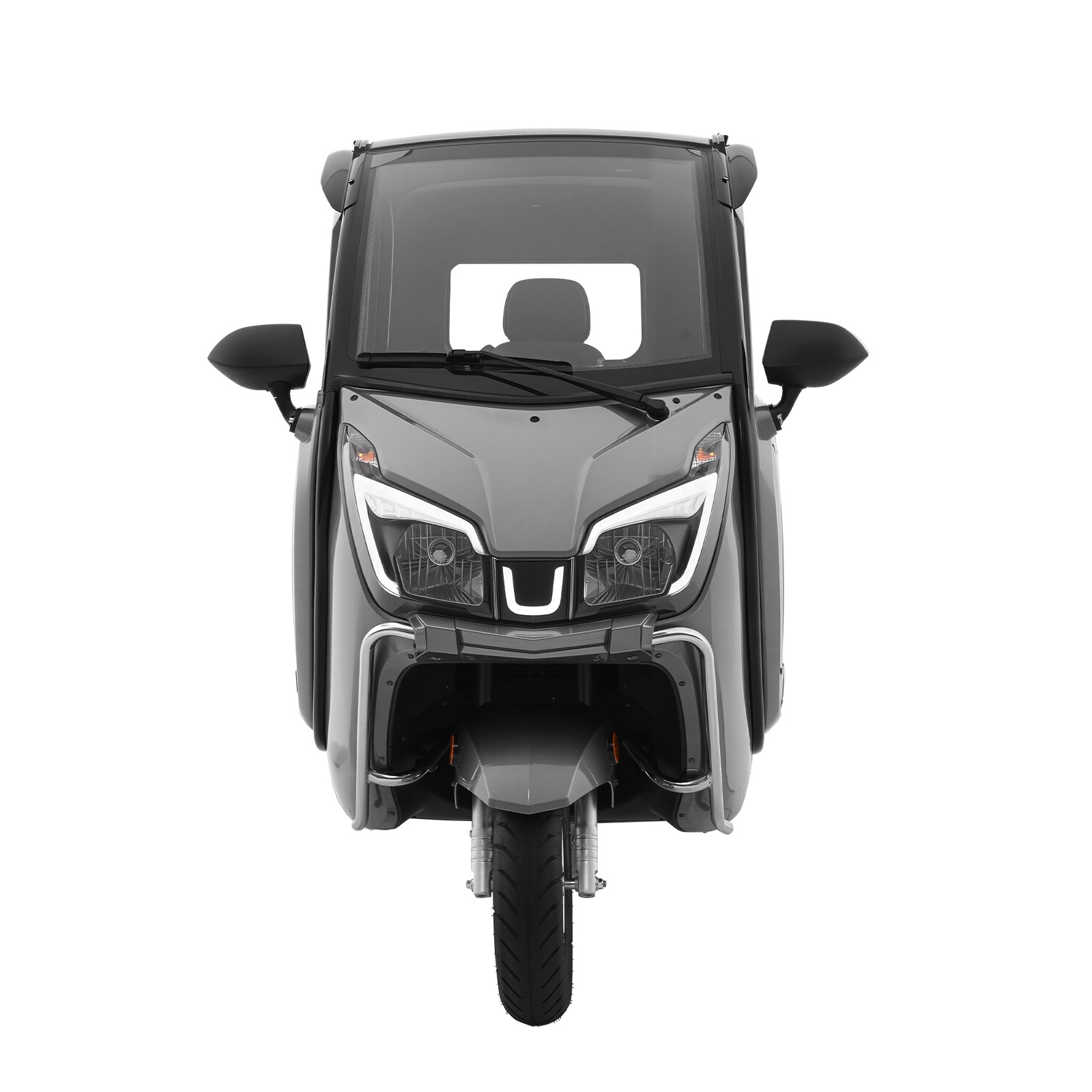 Uimoso 3-Wheel Enclosed Mobility Scooter for Seniors, 650lbs, 3-Passenger
