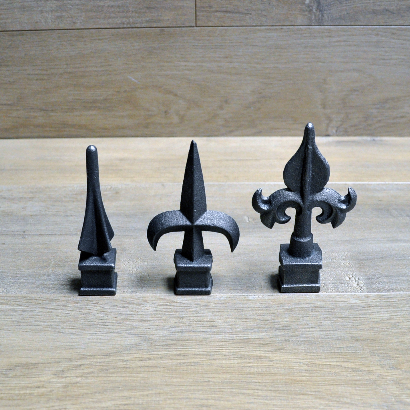 5/8" Cast Iron Spear, Finial, Spire, Ornamental Fence Topper Wrought Iron