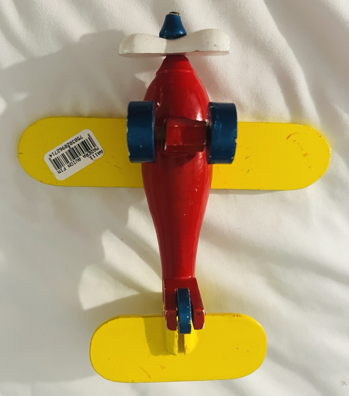 ARCO MEXICO Mexican Handcrafted Wood Airplane Toy
