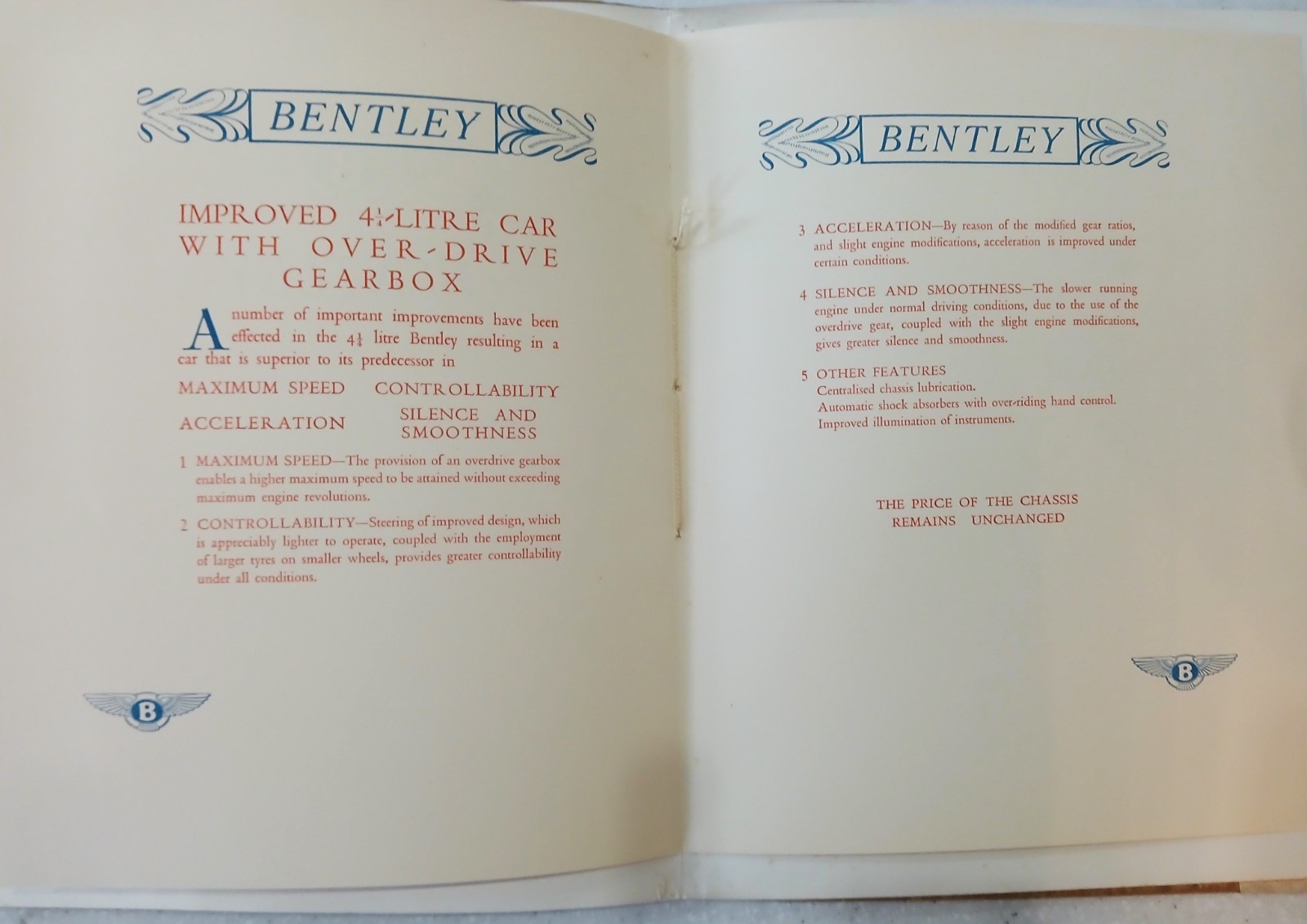 BENTLEY - FOUR AND A QUARTER LITRE - THE SILENT SPORTS CAR - 1930s