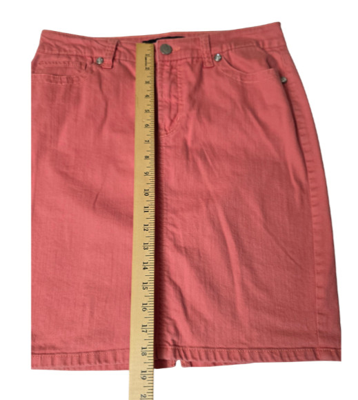 Nine West Size 8 / 29 Women's Coral Jeans Denim Skirt