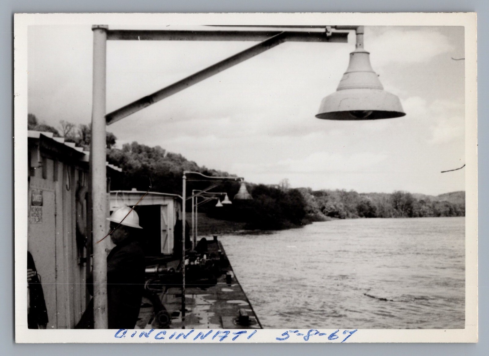 1967 Gulf Oil & Gas Vintage 4.25 x 3" Photo Pipeline Cincinnati, Ohio   9413