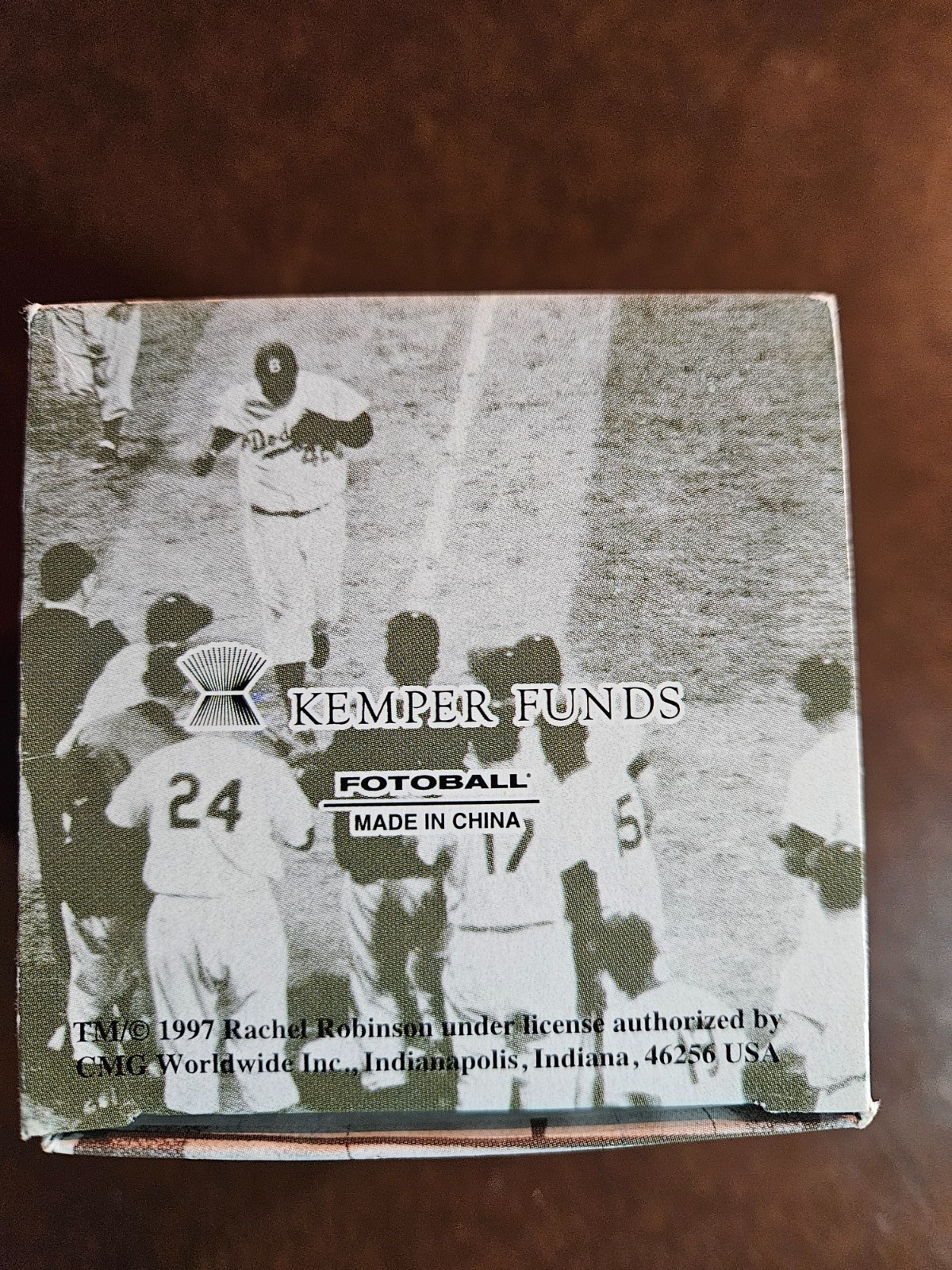 JACKIE ROBINSON - Kempe Funds "50th Anniversary Commemorative Baseball- NIB - #2