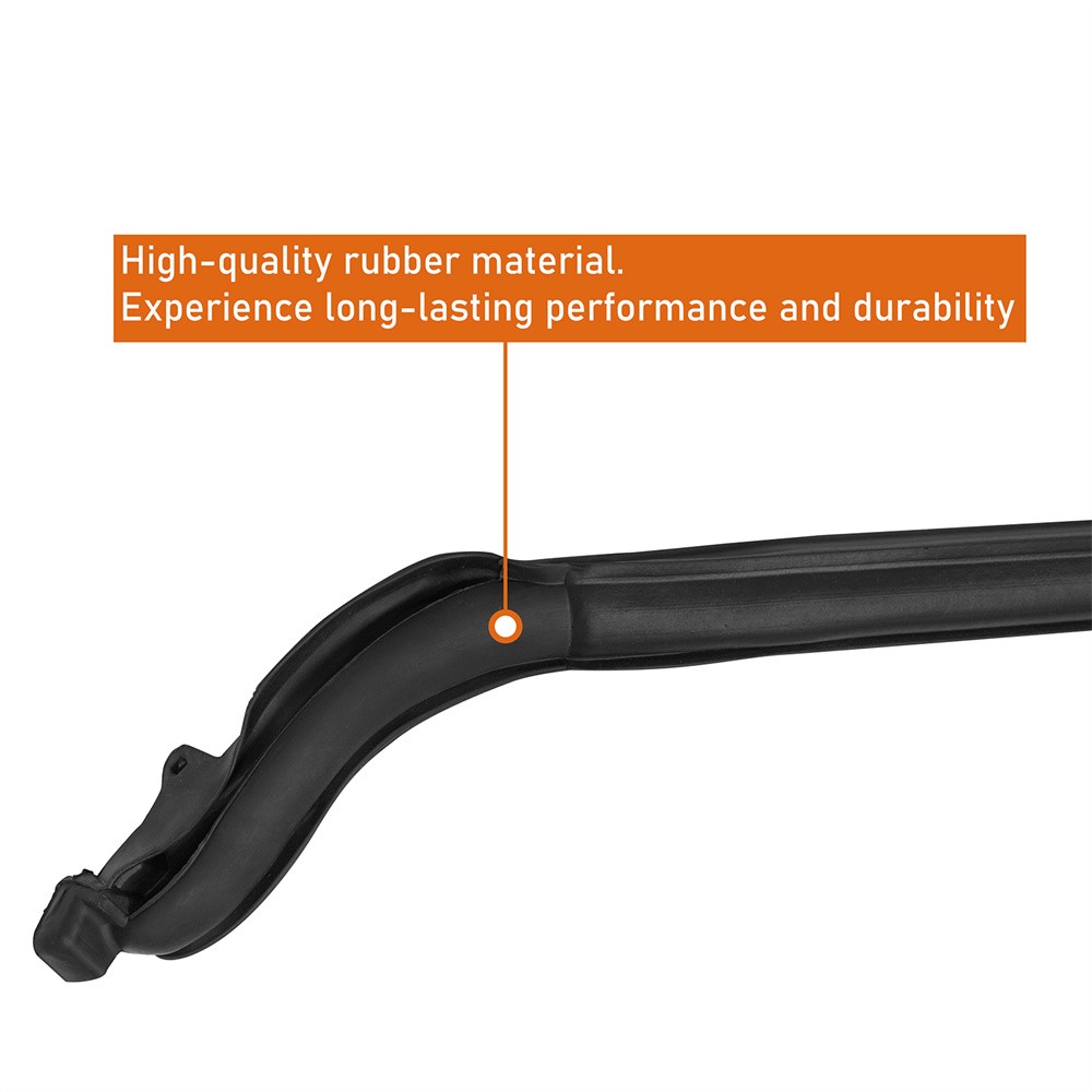 Hard Top Front Seal Water Sound Reduction For 2007-2018 Jeep Wrangler JK 4-Door