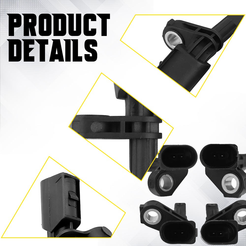 4pcs ABS Speed Wheel Sensor Set Fit Audi Porsche Volkswagen Tiguan Passat EOS CC
