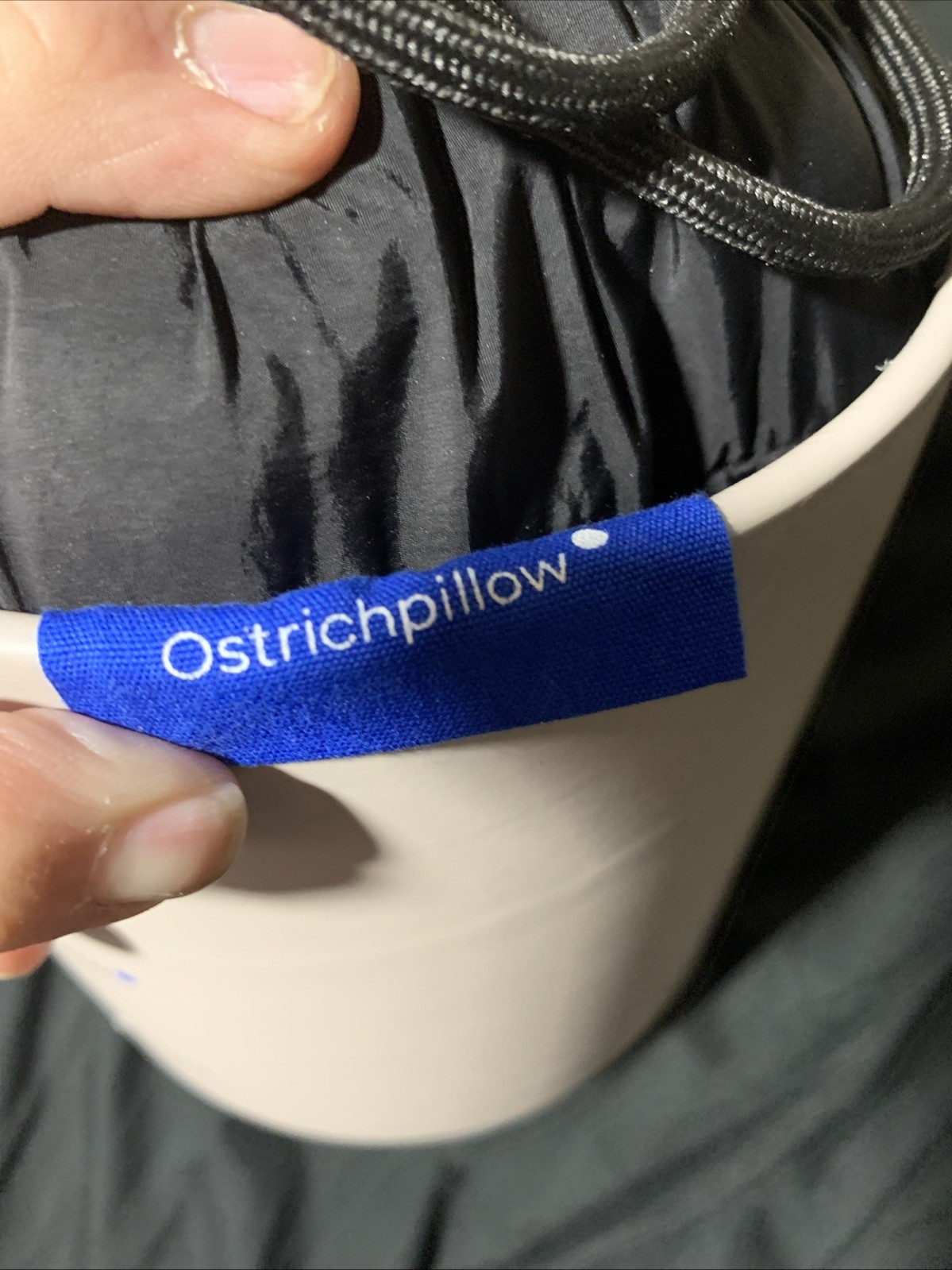 Ostrich Pillow Go Neck Ergonomic Travel Pillow Blue Reef (Open Box-Unused)