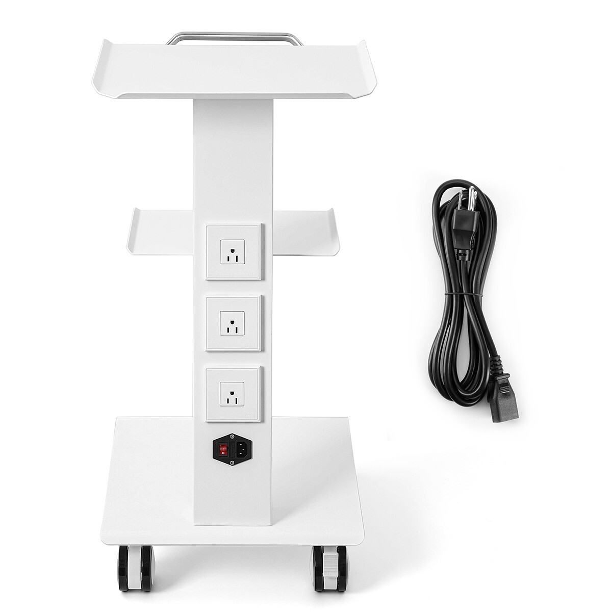 AZDENT Mobile Dental Cart Trolley Cabinet/Portable Delivery Unit Air Compressor