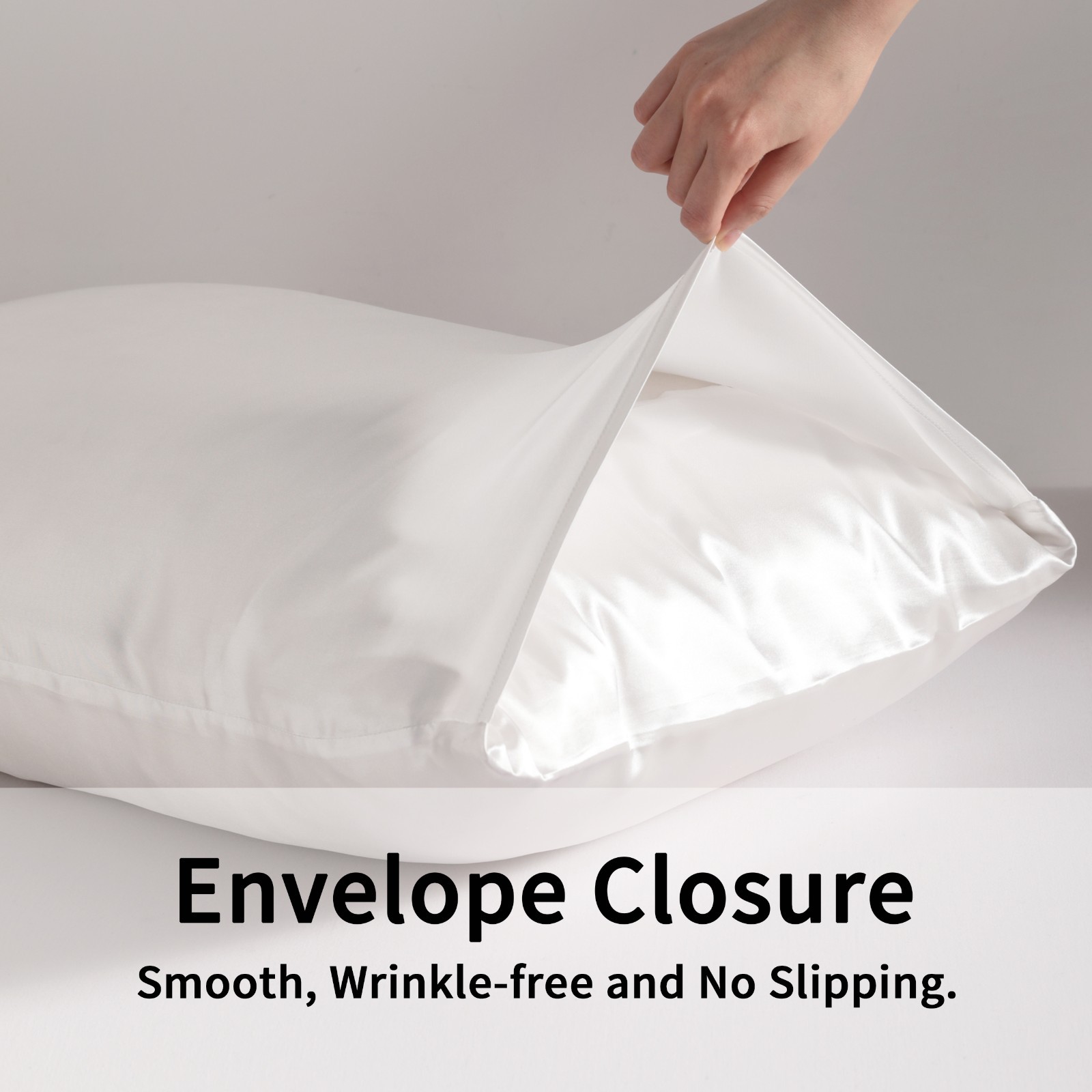 Super Soft Silky Satin Body Pillowcase, All Colors, 20x54 Inch Long Pillow Cover