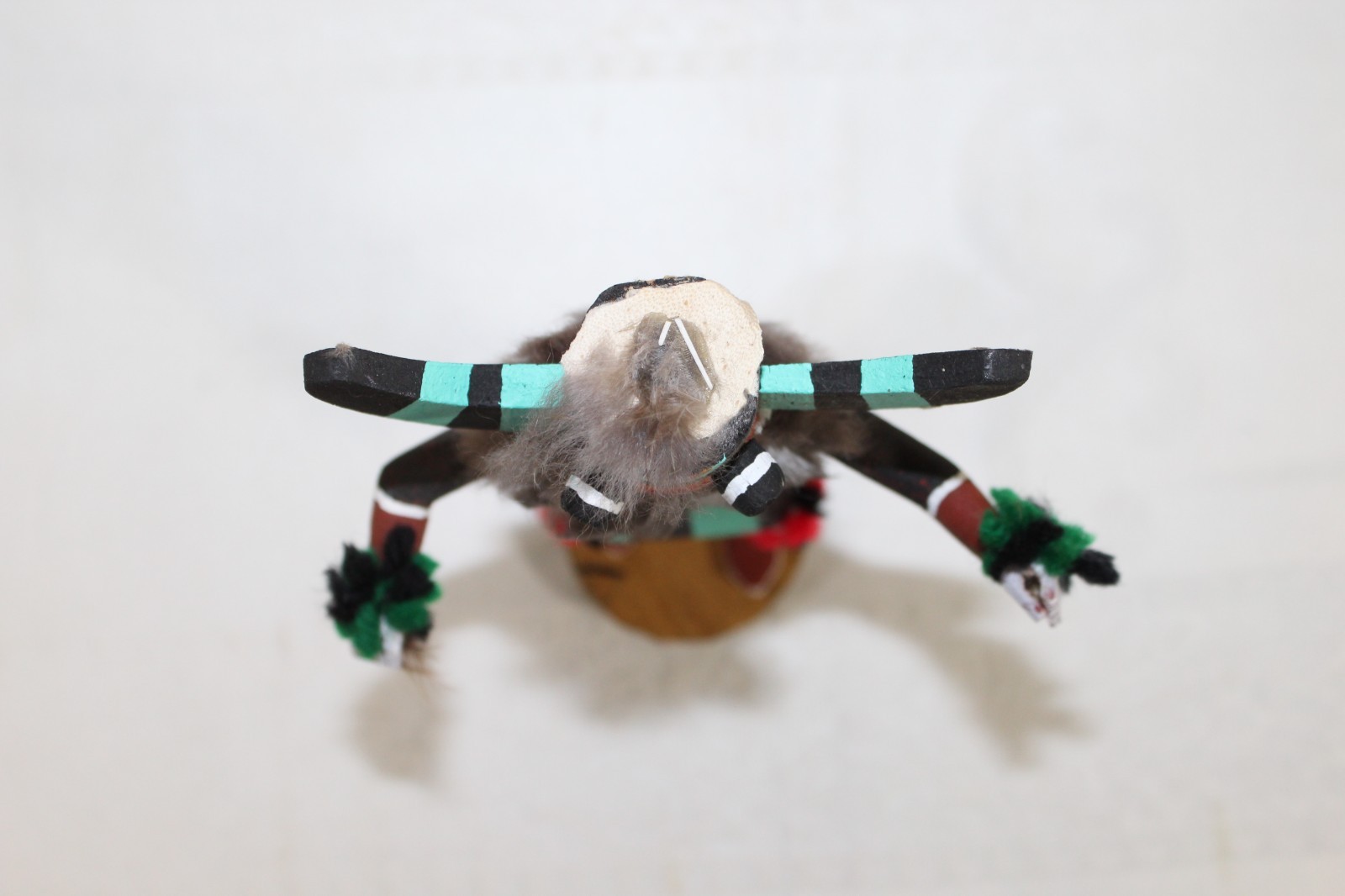 Vintage Hopi Pueblo 7.25" Kachina Doll "Broad Face" Signed C. King