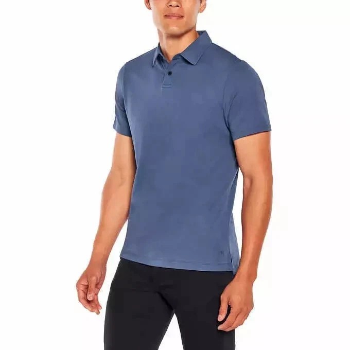 Banana Republic Men's Luxe Touch Performance Polo Shirt,  Color Blue, Size M