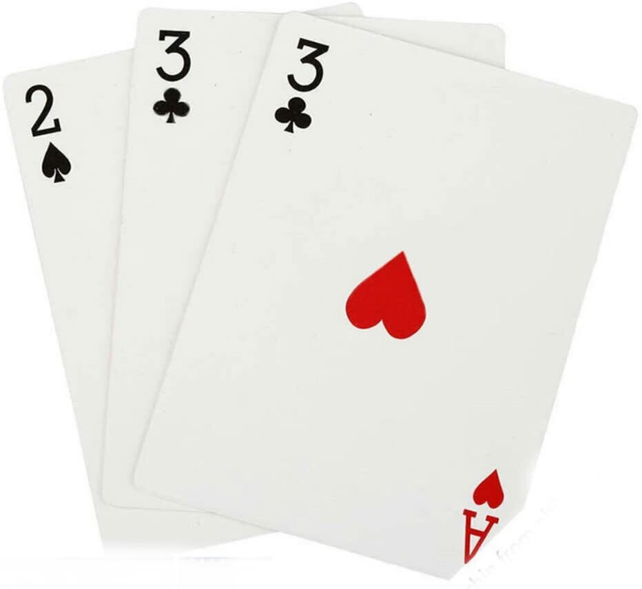 Magic Trick Three Card Monte Impossible Follow Gimmick Cards T17