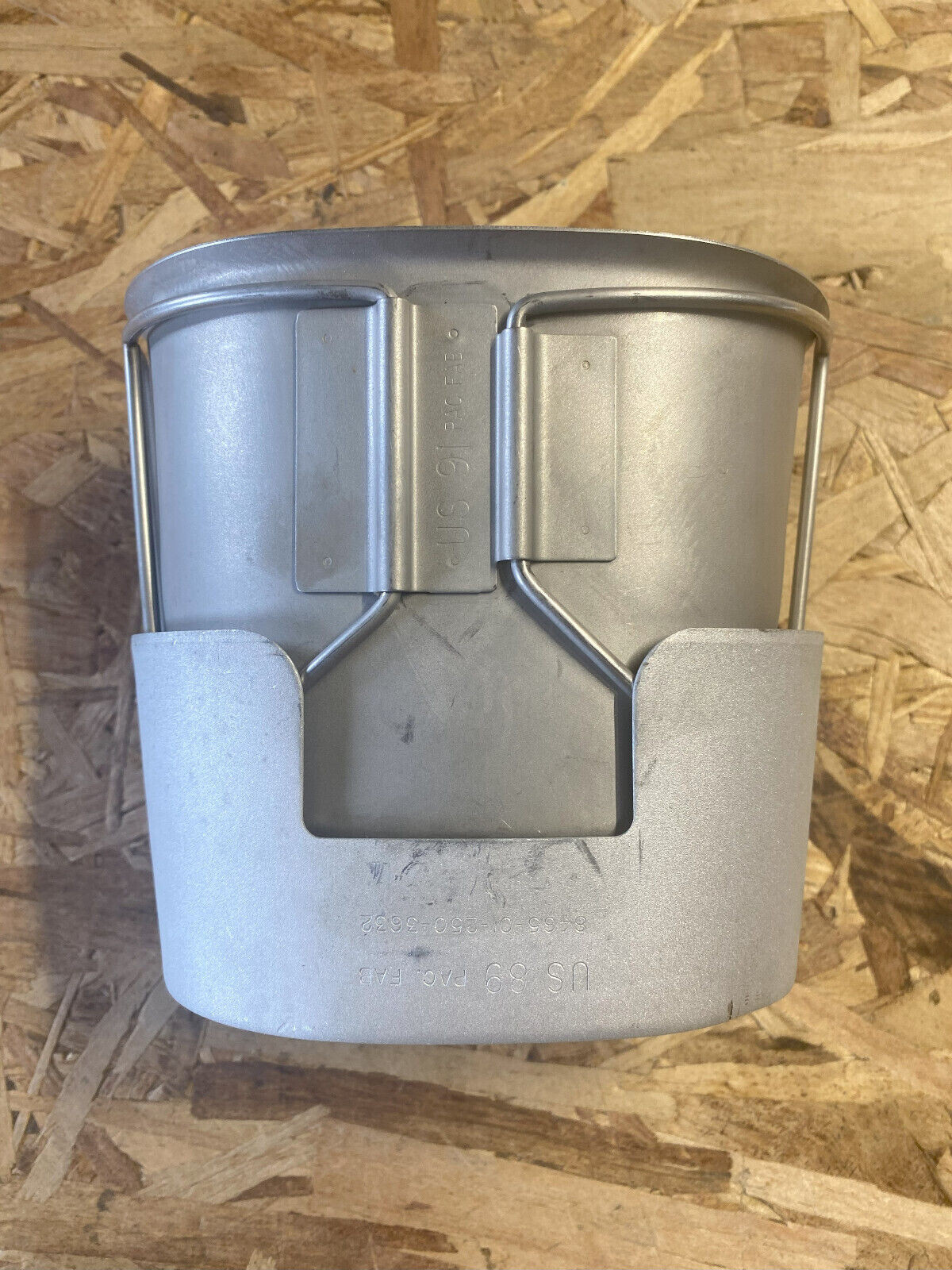 USGI CANTEEN CUP STAINLESS and STOVE / STAND COMBO Made in USA EXCELLENT