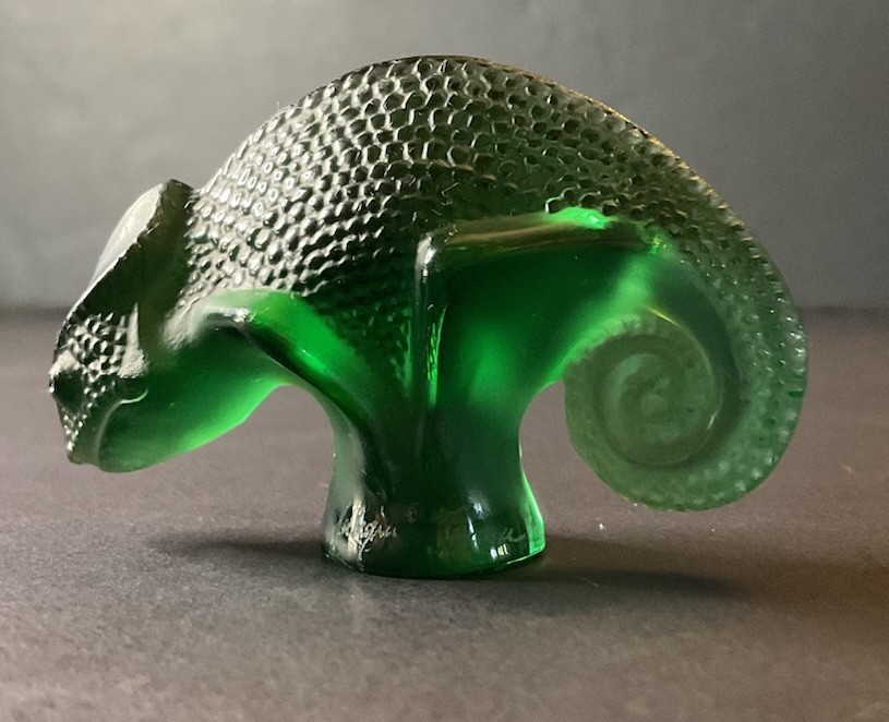 Lalique Emerald Green Chameleon 1 Of My Over 400 + Lalique Listings