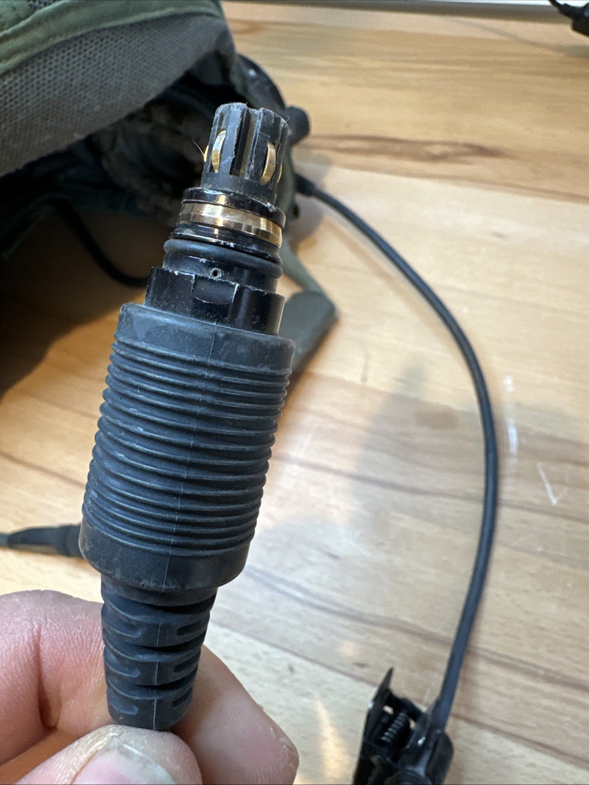 USED CVC TANKER CREWMAN HELMET TACTICAL HEADSET LINER BOSE COMMS BOOM MIC LARGE