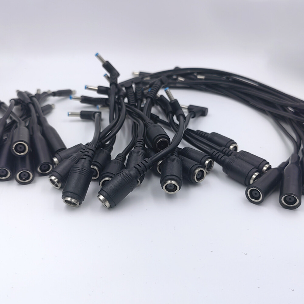 LOT DC/AC Power Charger Converter Adapter Cable 7.4mm To 4.5mm For HP/Dell