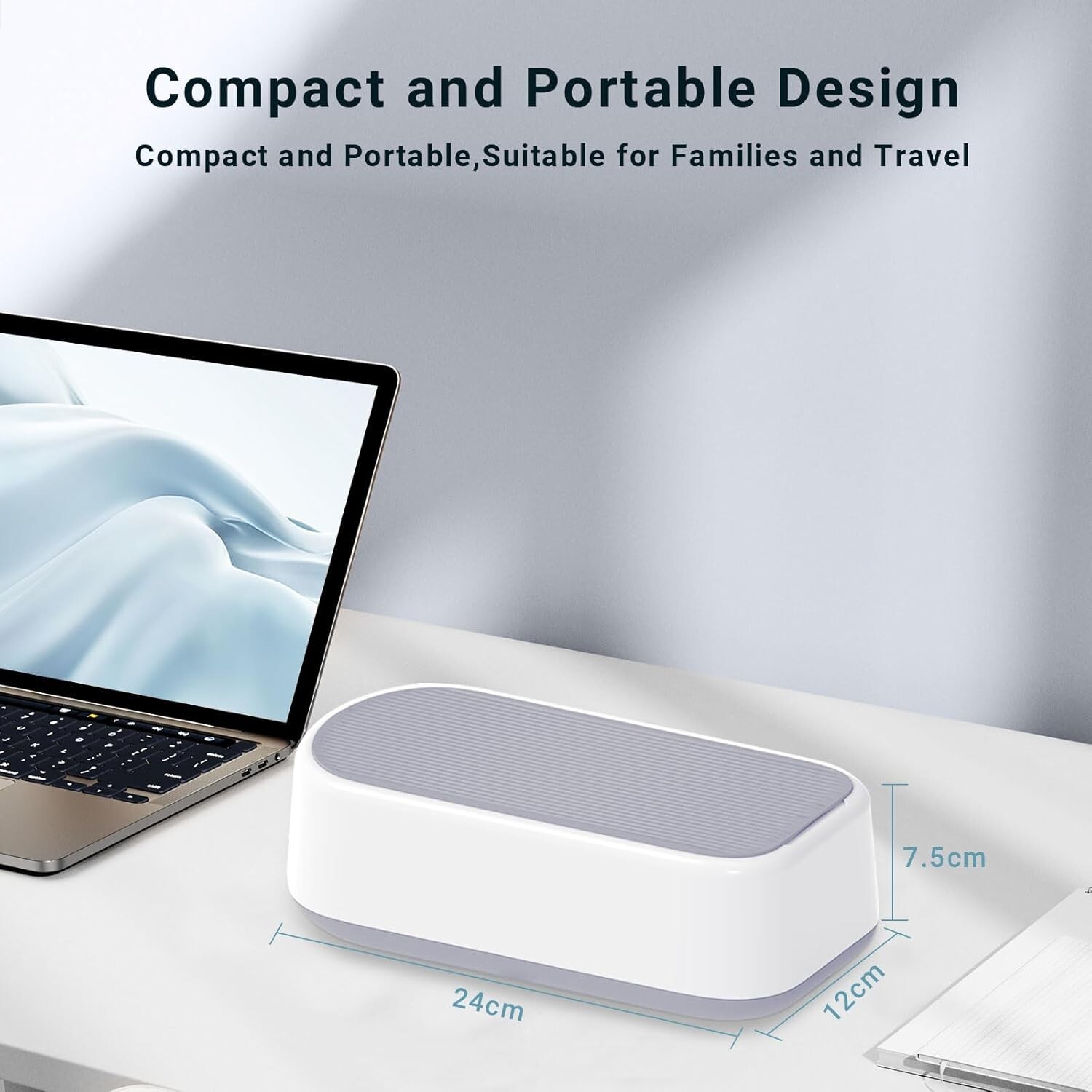 Ultrasonic Jewelry Cleaner Denture Glass Watch Ring Bath Tank Cleaning Machine