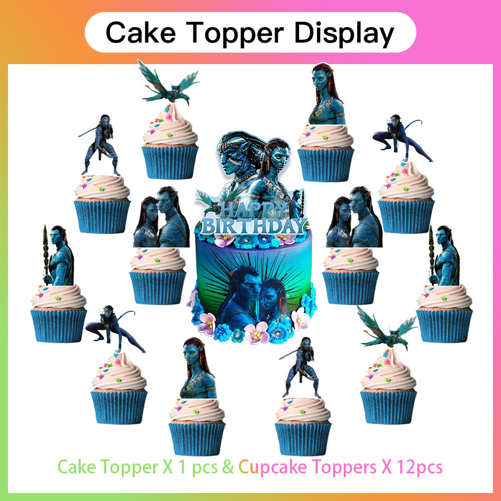 Avatar Party Supplies Party Decorations Set Plates Balloons Banner Tablecloth