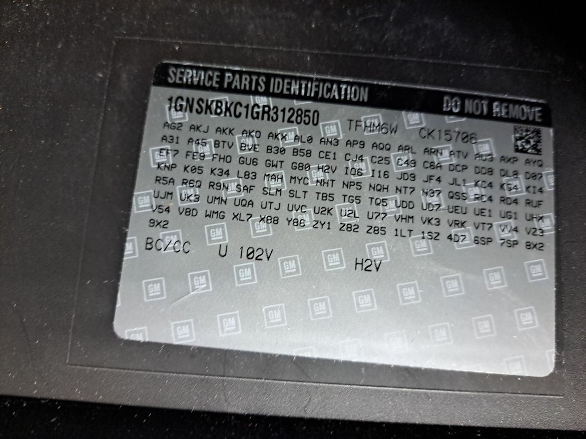 2016 Tahoe Abs Anti-lock Brake Pump/Actuator Unit Sku#4379866