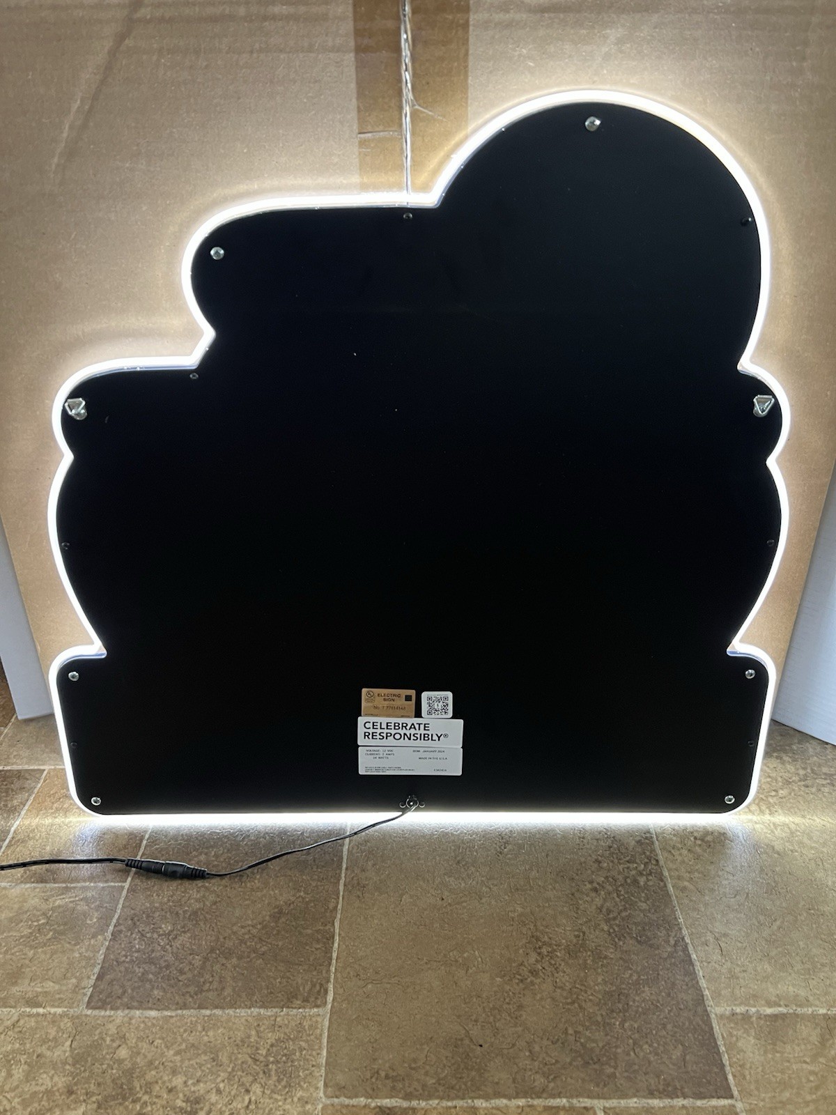 Jarritos Mexican Soda Beverage Canta Ritos Light Up LED Sign Game Room Bar NEW