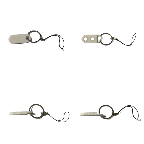 Minelab Equinox 900 charging port magnetic cover with lanyard.