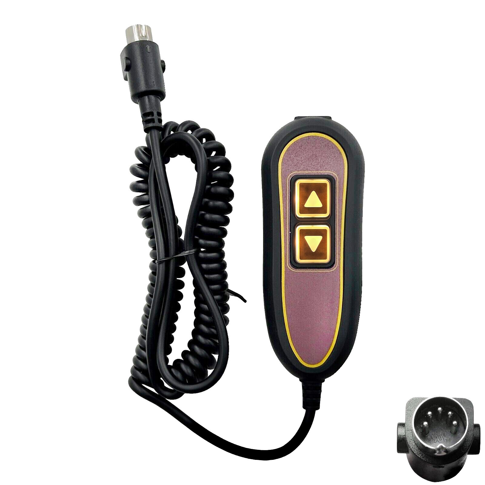 Recliner 2 Button 5 Pin Remote Replacing ZK1200-HC Golden Technologies with USB