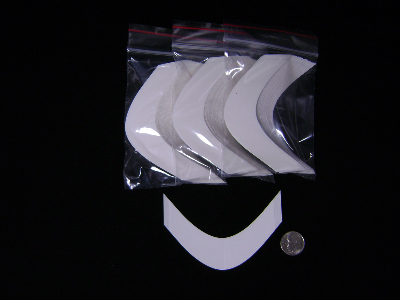 Walker 3M 1522 Hairpiece Tape 108 Pc AA Contour 3 Packs Poly Wig Toupee PRIVATE