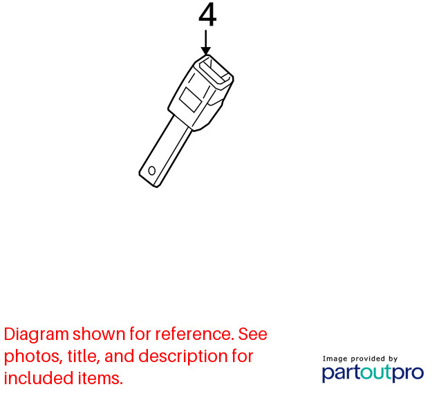 09 2009 DODGE CHALLENGER R/T FRONT BUCKET SEAT BELT BUCKLE BLACK LEFT DRIVER