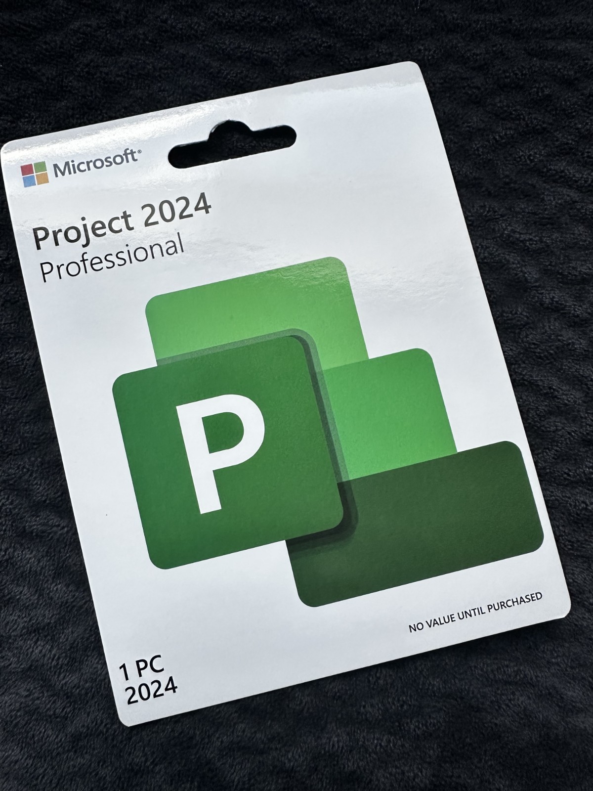 Microsoft Project 2024 Professional Retail Lifetime 1 PC Sealed Product card
