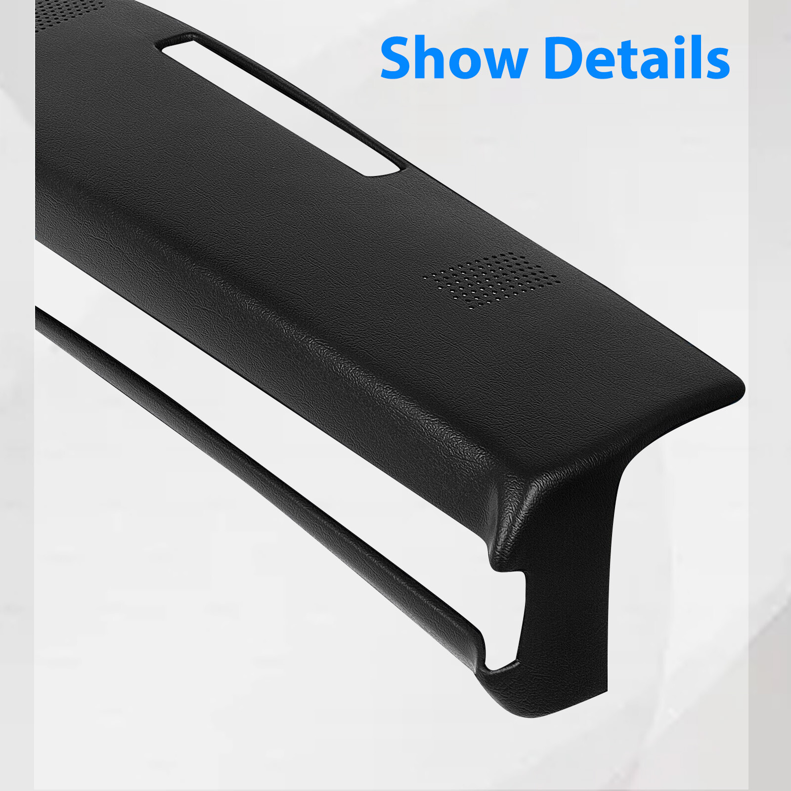 BLK Dash Cover Cap FOR 1981-87 Chevy GMC Full Size Pickup 1981-91 Chevy GMC SUV