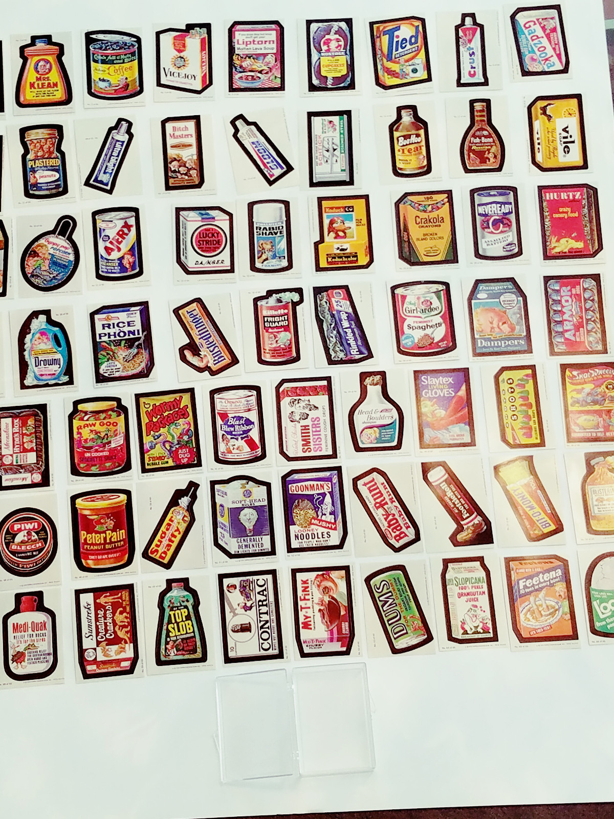 1979 Topps Wacky Packages Complete 66 Card Set Series 1 Mint New Condition Cards