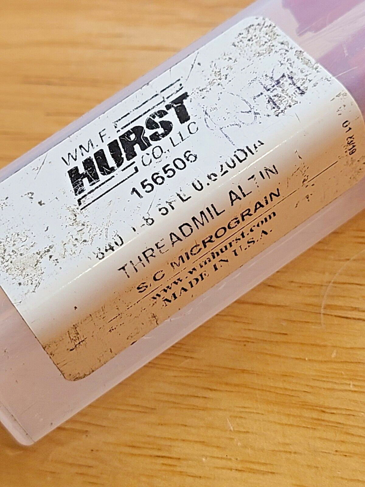 1" - 8 Carbide Thread Mill, AlTiN Coated - Made in USA, Extremely Sharp