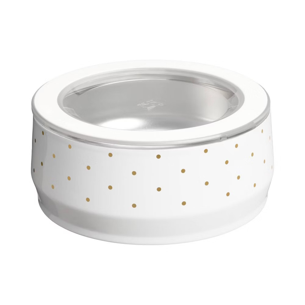 Stanley 24 oz Stainless Steel Pet Bowl Frost Polka Dot