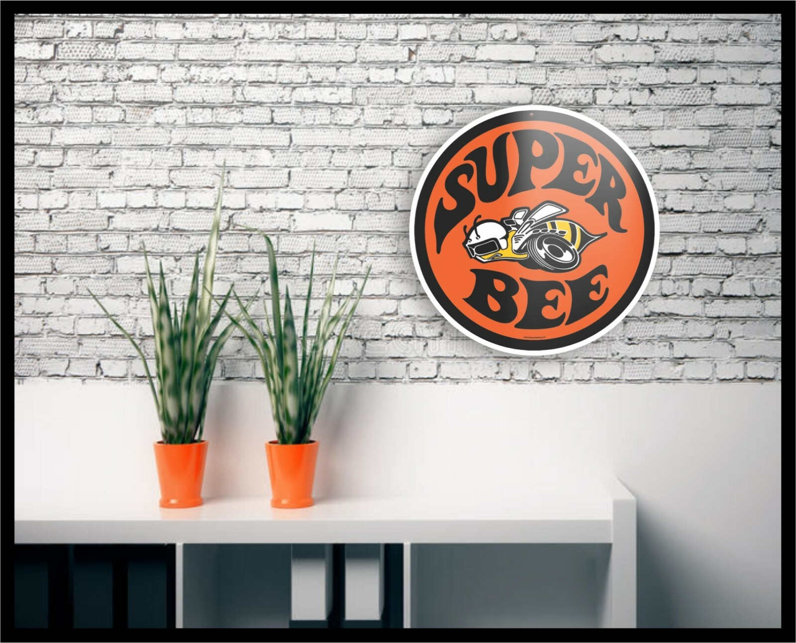 Dodge Super Bee Metal Garage Wall Signs