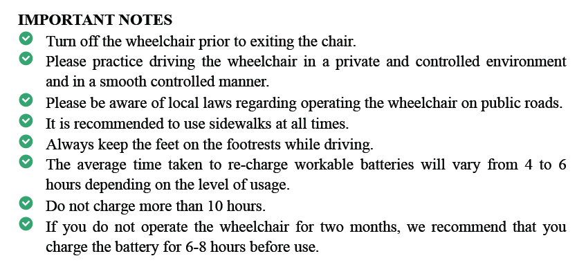 Replacement Battery Fit KR8807 Electric Adult Fold-able Lightweight Wheelchair