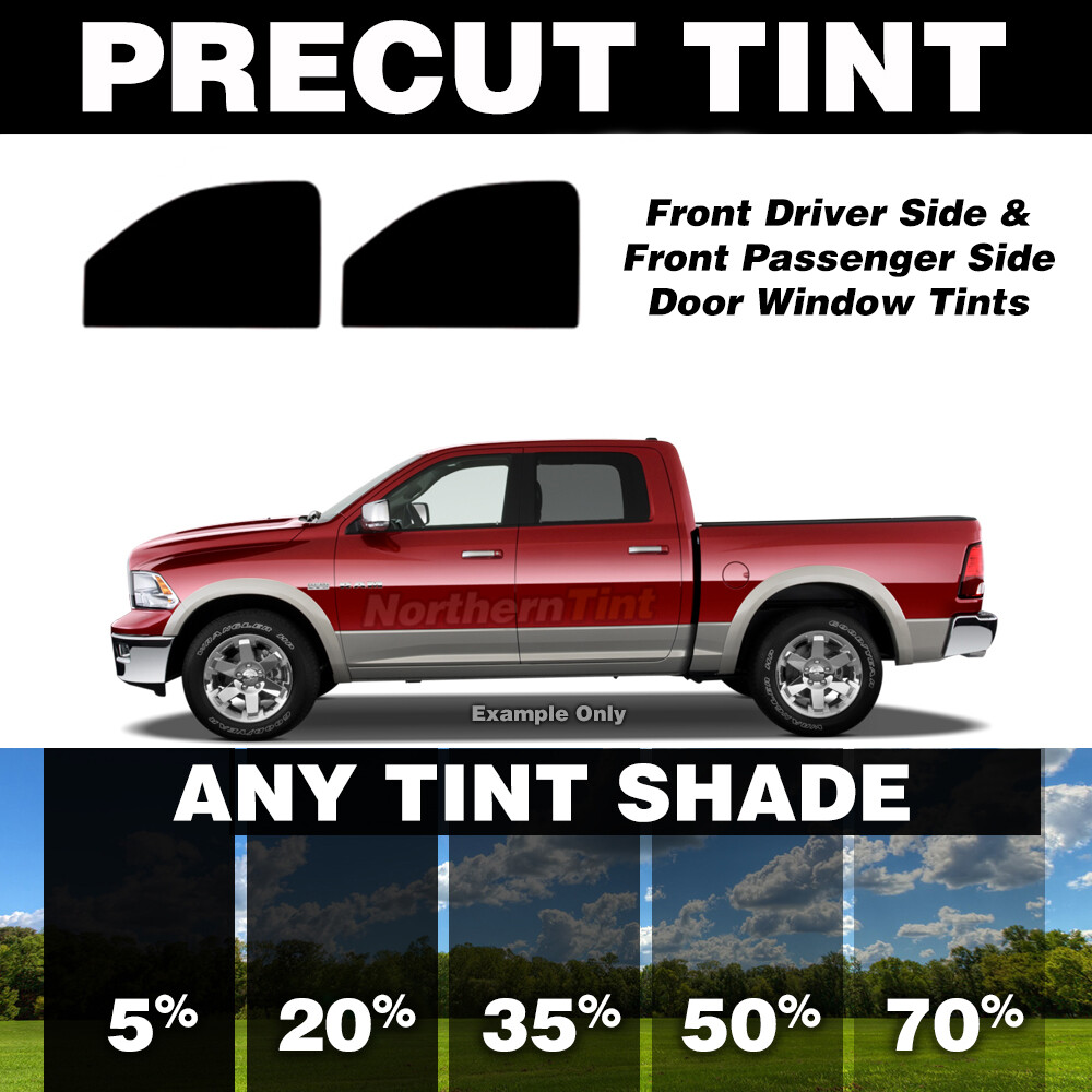 Precut Window Tint for Ford F-150 Super Crew 15-18 (Front Doors Any Shade)