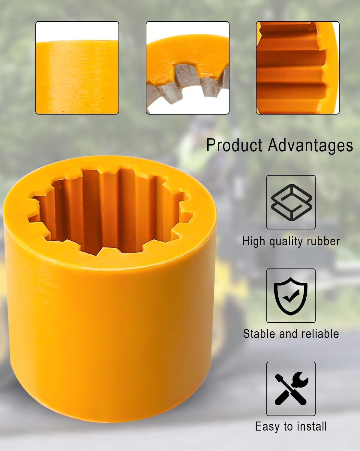 For Wacker RD880, RD11, RD12-90, RD16-100 Flexible Coupler Sleeve 5000178336 US