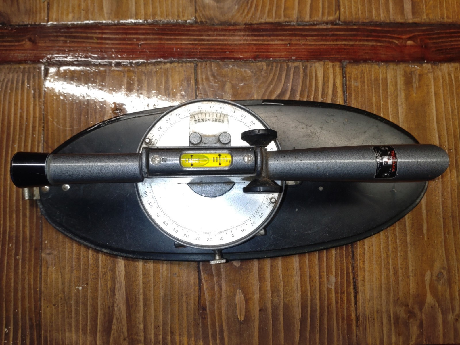 Vintage Meridian 8090 Transit Level & Case David White Realist Tested Working