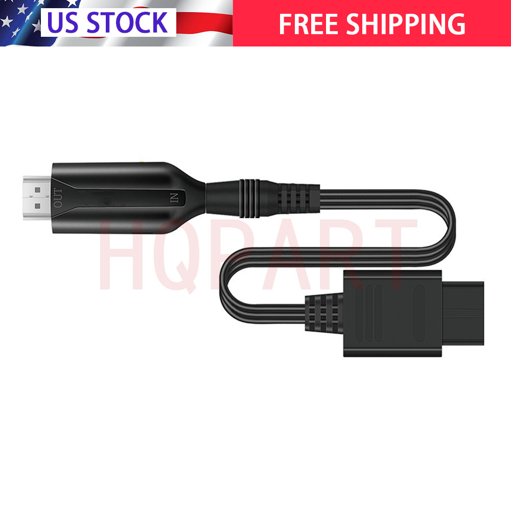 For Nintendo Gamecube NES SNES N64 To HDMI Converter Adapter 1080P HD Cable